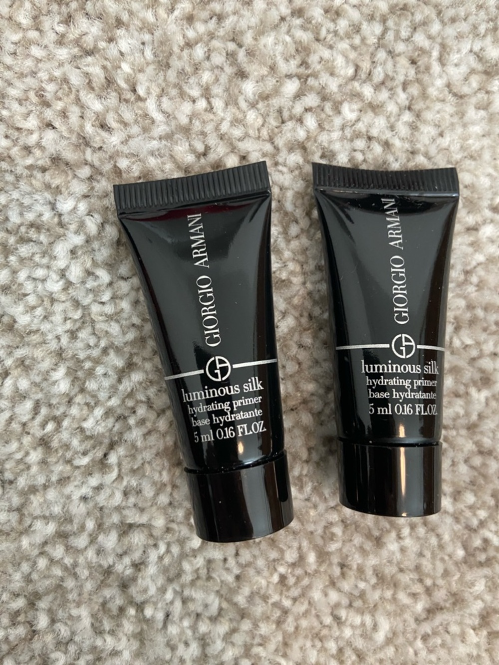 Giorgio Armani Bundle! Red & Black Logo Pouch Set, primer, eye cream, eye tint❤️ - Picture 8 of 12